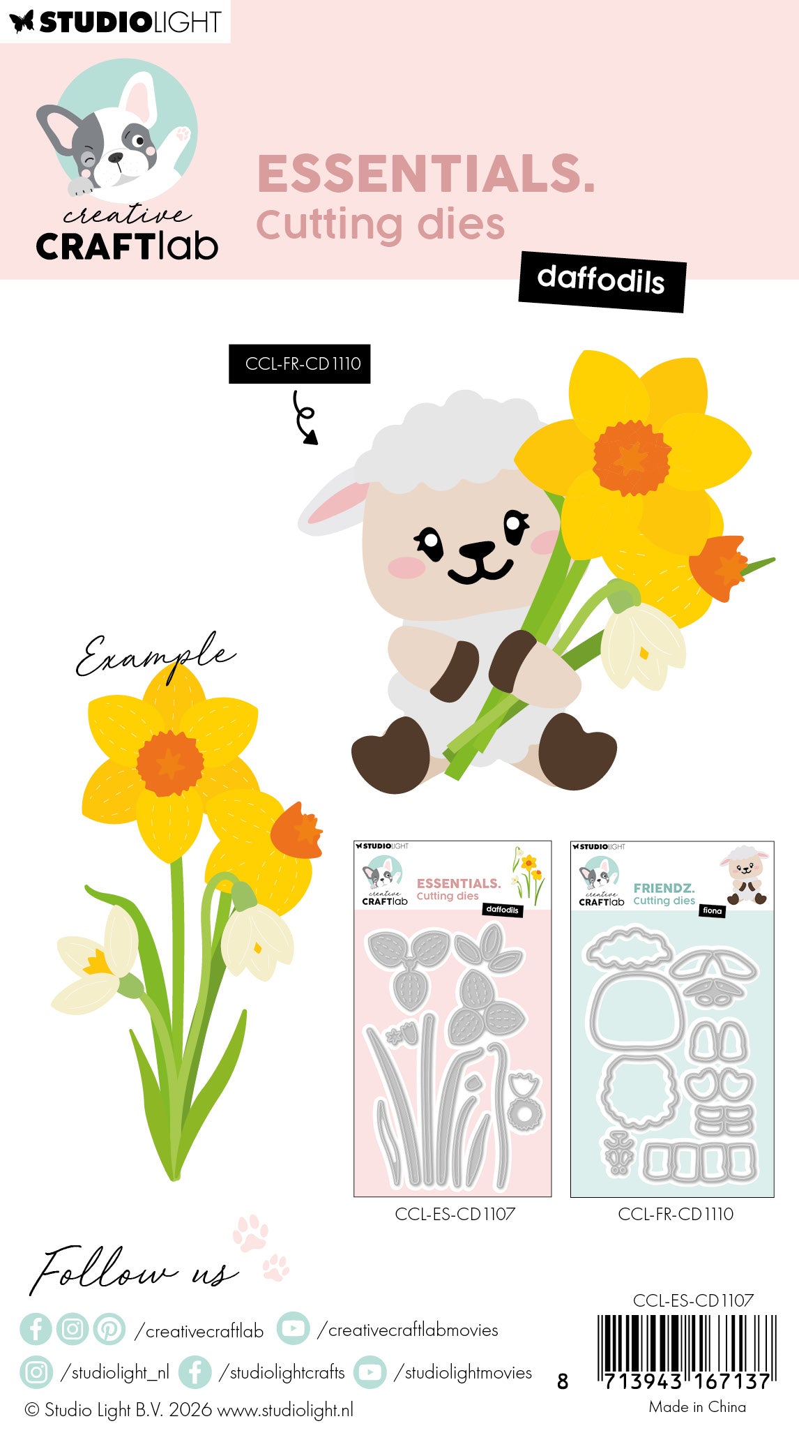 CCL Cutting Dies Daffodils Essentials 13 Pieces