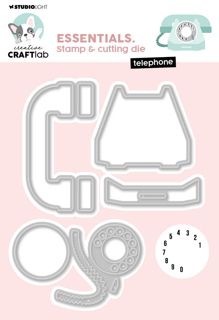 CCL Stamp & Cutting Die Telephone Essentials 8 PC