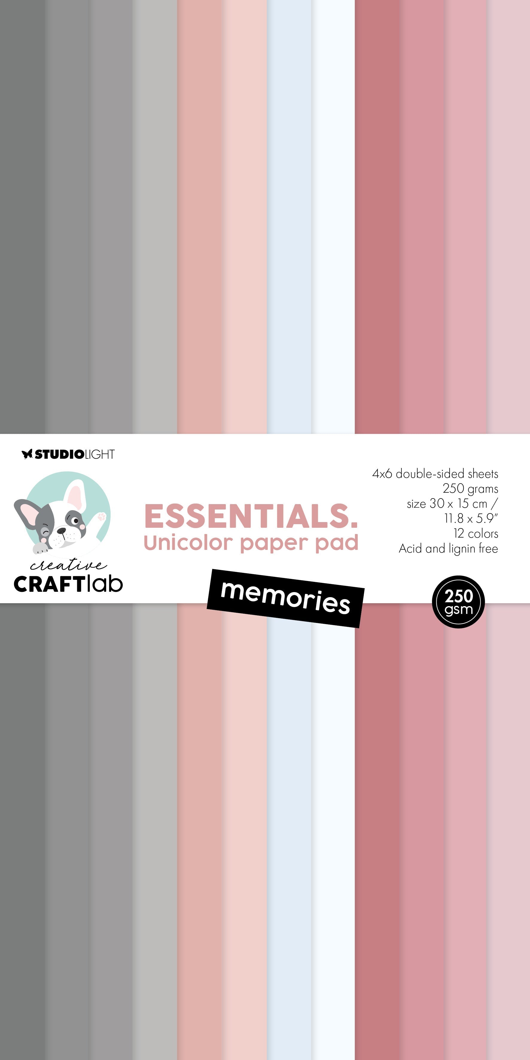 CCL Unicolor Paper Pad Memories Essentials 24 SH