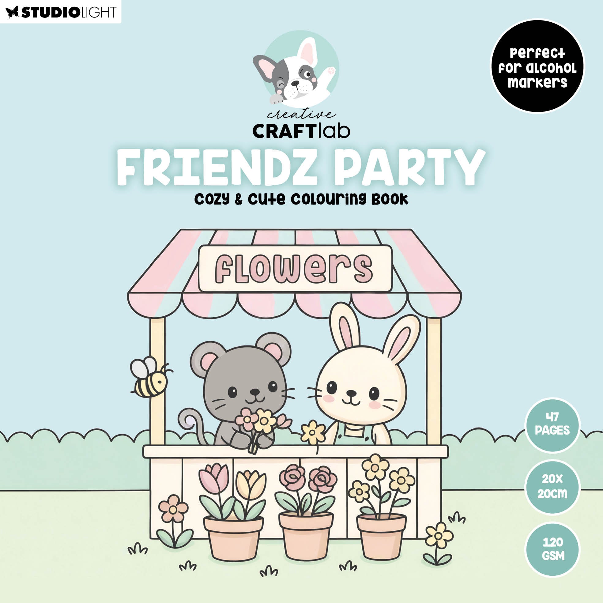 CCL Coloring Book Friendz Party Friendz 47 Sheets