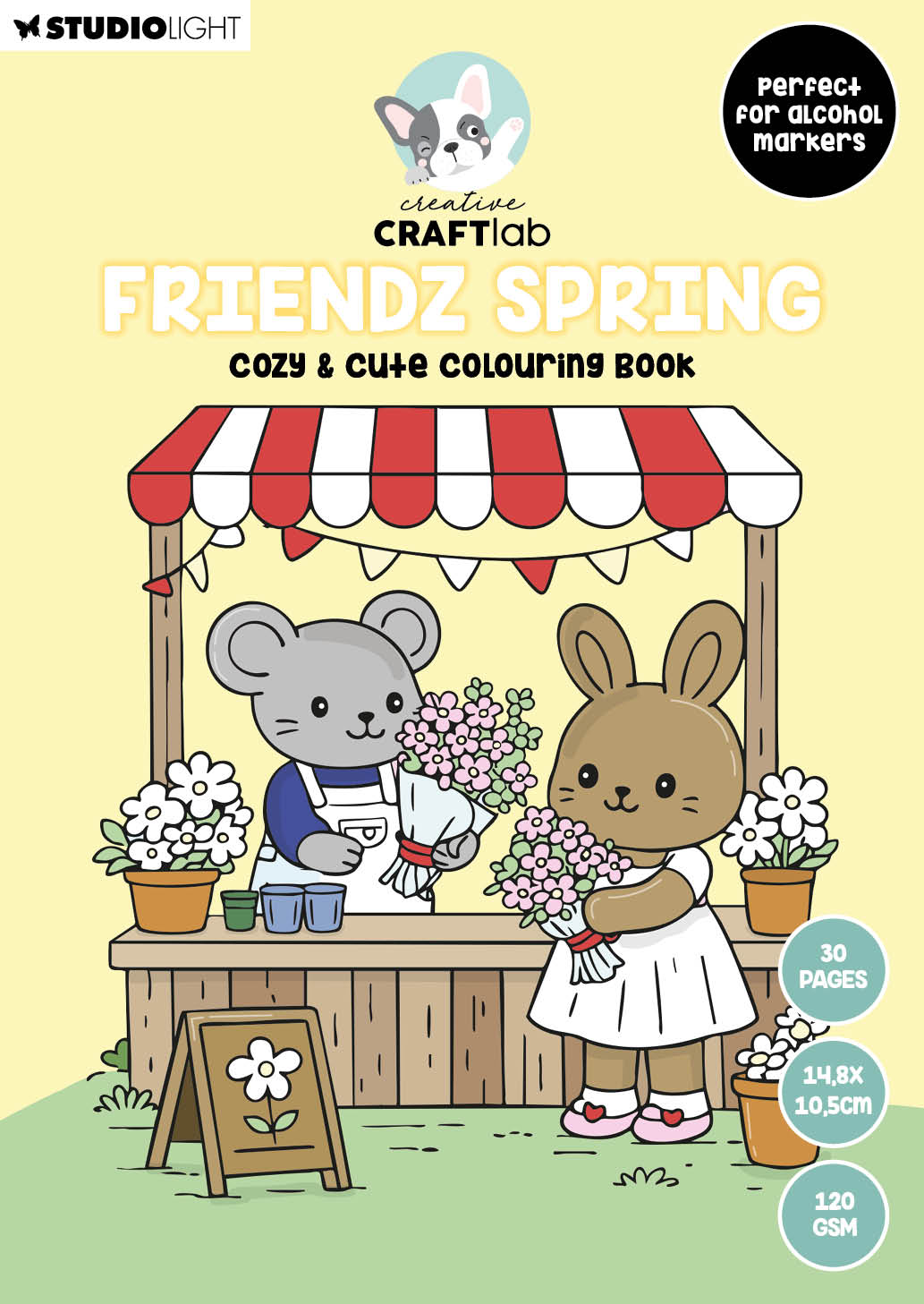 CCL Coloring Book Friendz Spring Friendz 30 Sheets