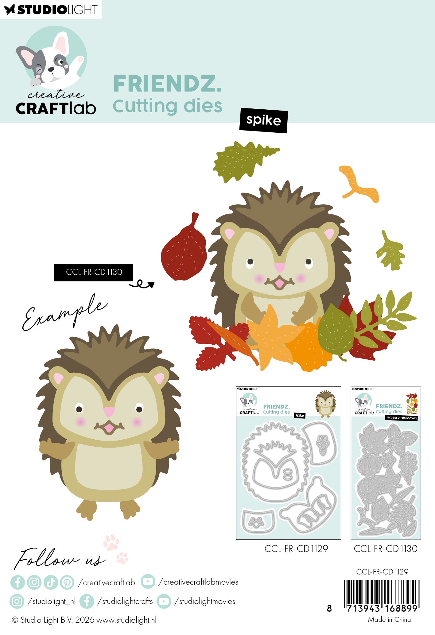 CCL Cutting Dies Spike Friendz 10 Pieces