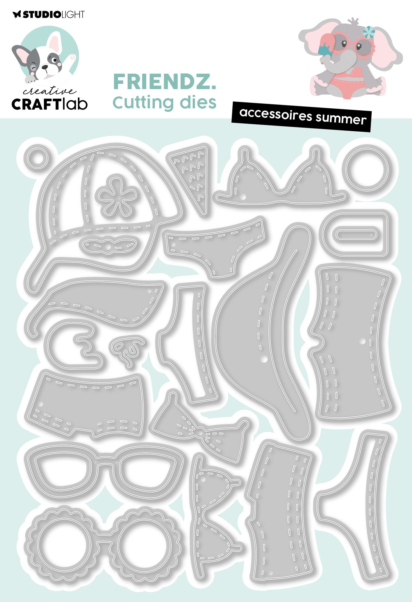 CCL Cutting Die Accessories Summer Friendz 20 PC