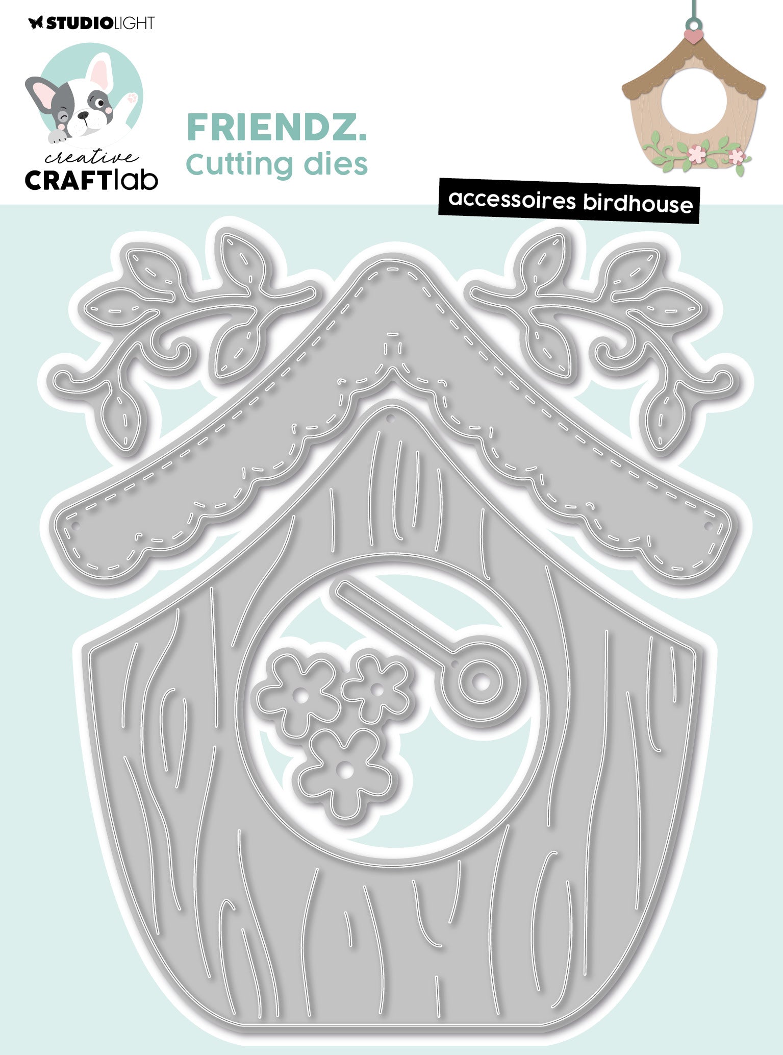 CCL Cutting Die Accessoires Birdhouse Friendz 6 PC