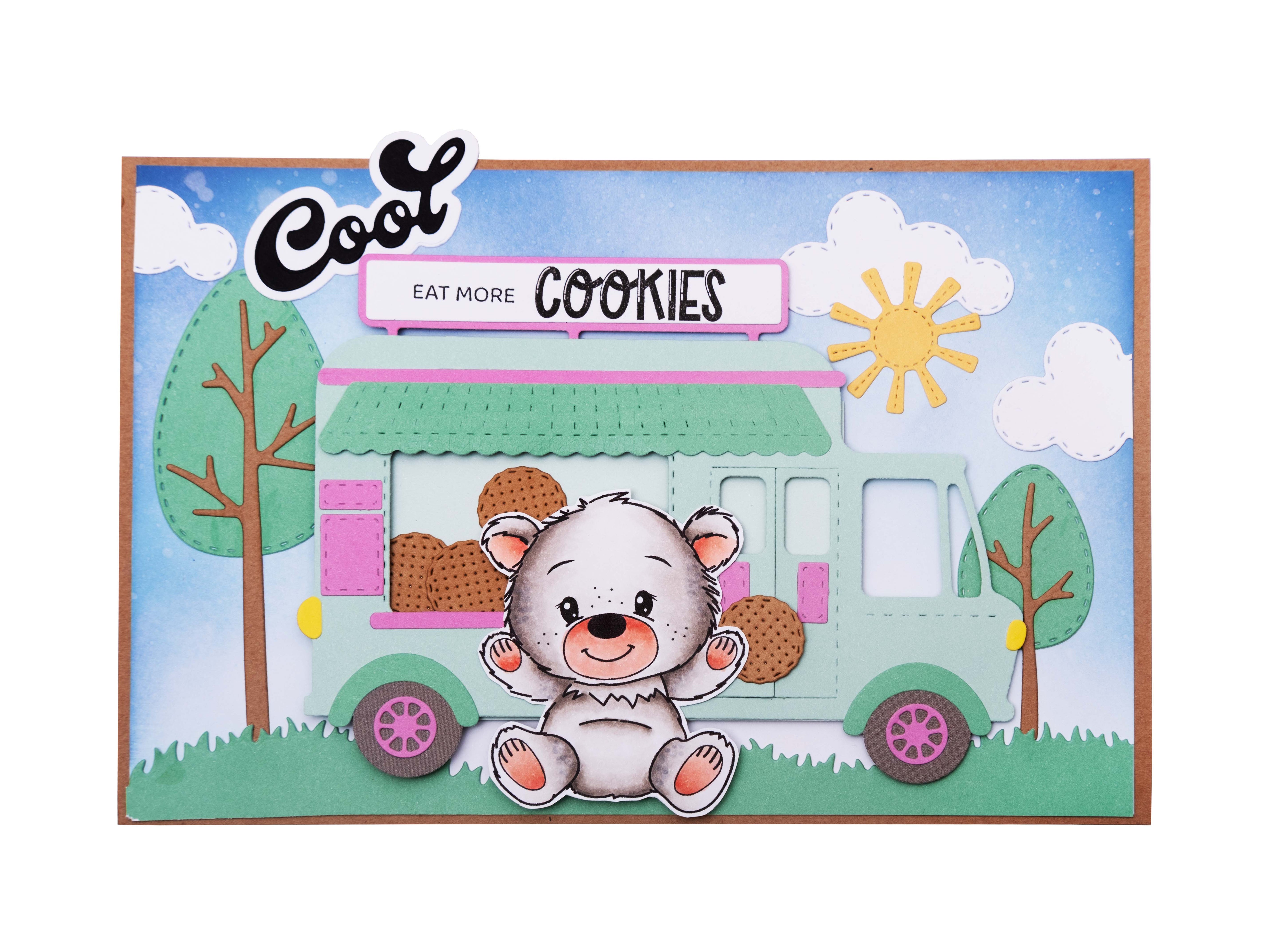 CCL Cutting Die Foodtruck Friendz 11 PC