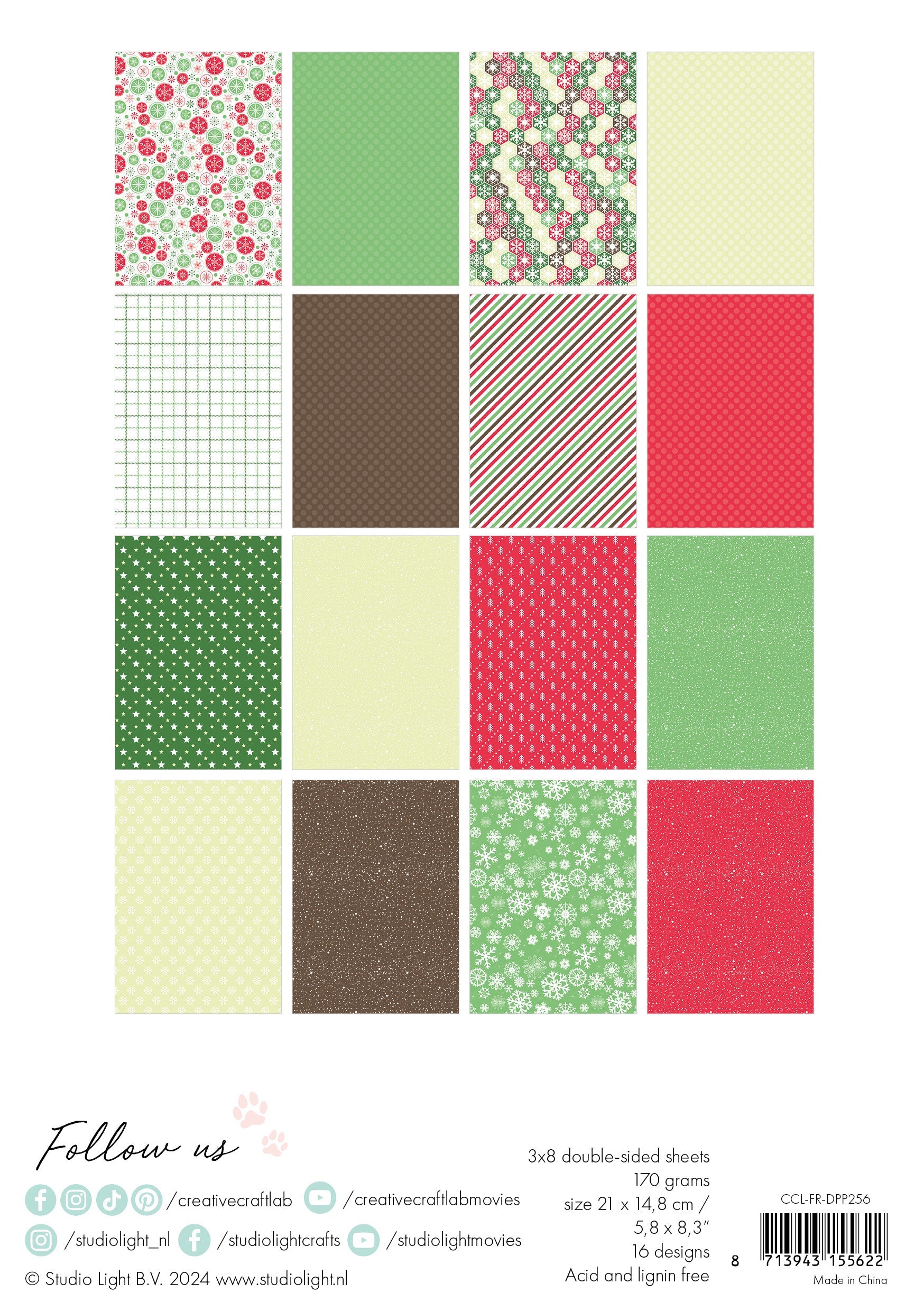 CCL Design Paper Pad Home For Xmas Friendz 24 SH