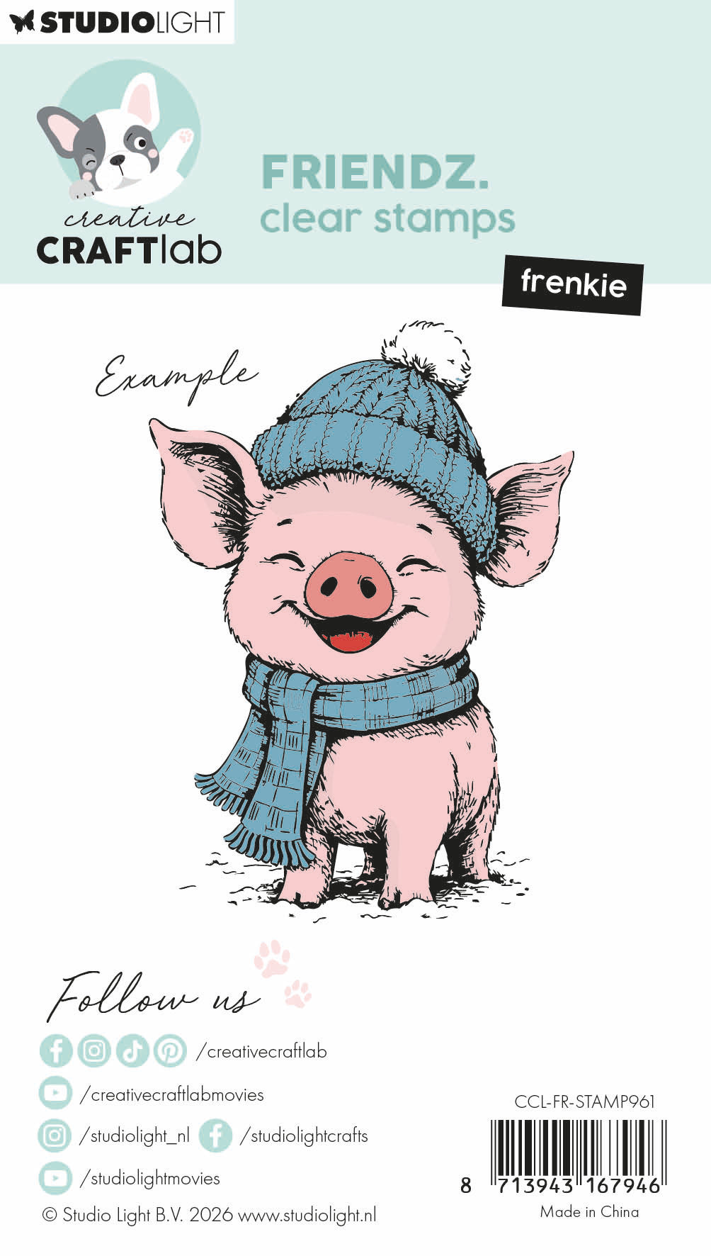 CCL Clear Stamps Frenkie Friendz 1 Pieces