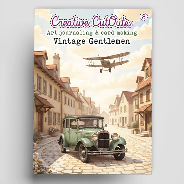 Creatief Art - "Vintage Gentlemen" Book - Creative CutOuts