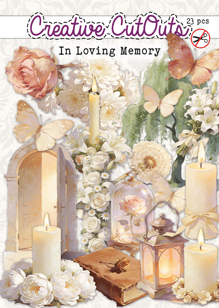 Creatief Art - Die-Cuts - In Loving Memory - 23 pieces
