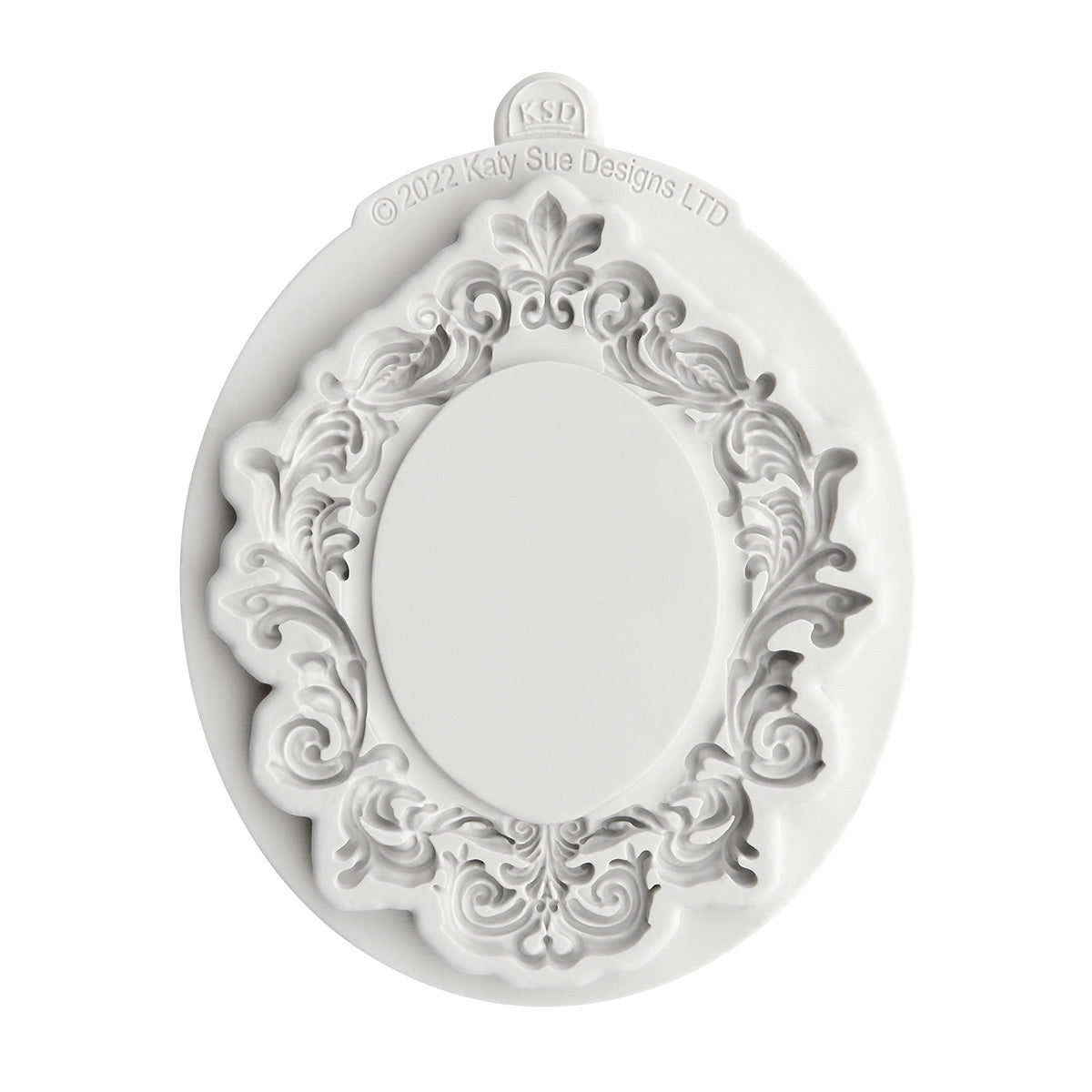 Cosmic Shimmer Large Oval Vintage Frame Silicone Mould