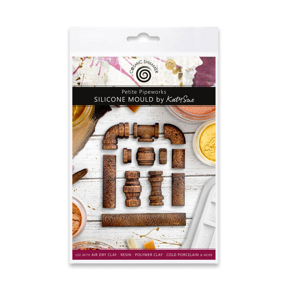Cosmic Shimmer Petite Pipeworks Silicone Mould