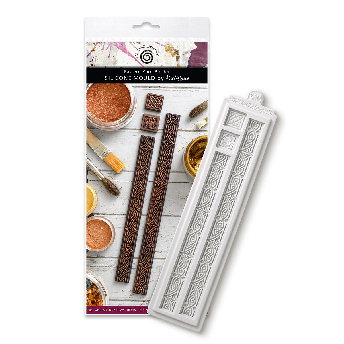 Cosmic Shimmer Eastern Knot Border Silicone Mould