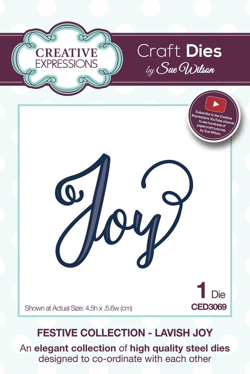 Sue Wilson Dies -Festive Collection - Lavish Joy