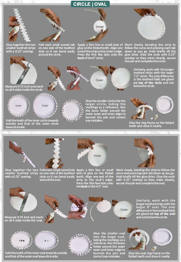 CrafTreat 3D Fold Shapes - Shadow Box White - Assorted Shapes 4pcs