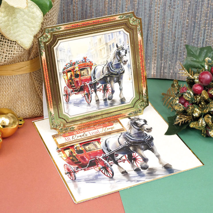 A Christmas Carriage Luxury Topper Set