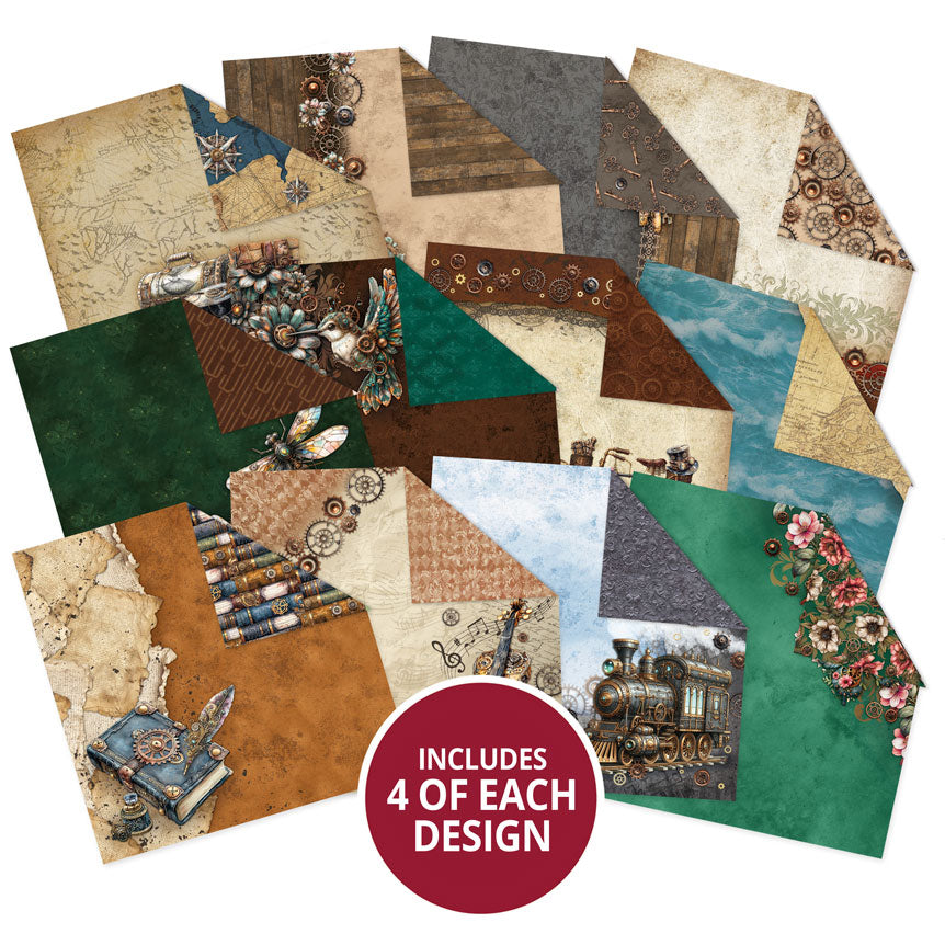 Clockwork Curiosities 8" x 8" Paper Pad