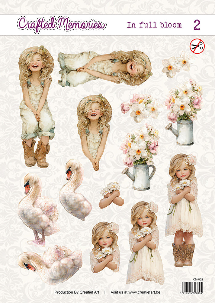 Creatief Art - 3D Die-Cut Sheet - In Full Bloom 2