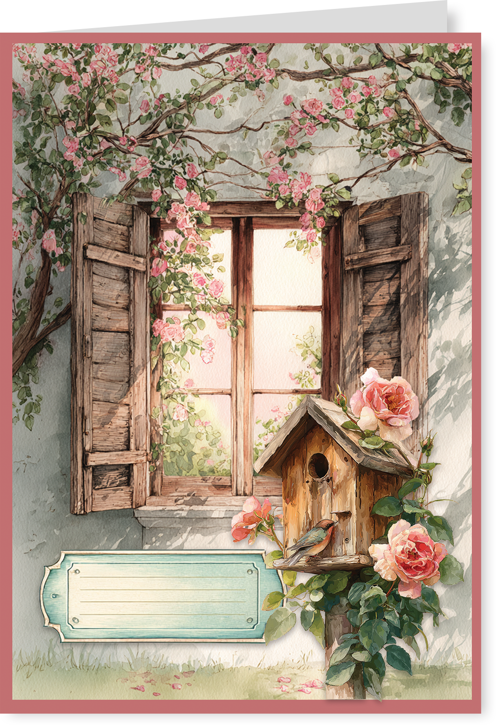 Creatief Art - Card Kit - Blush and Kisses - 4 pieces