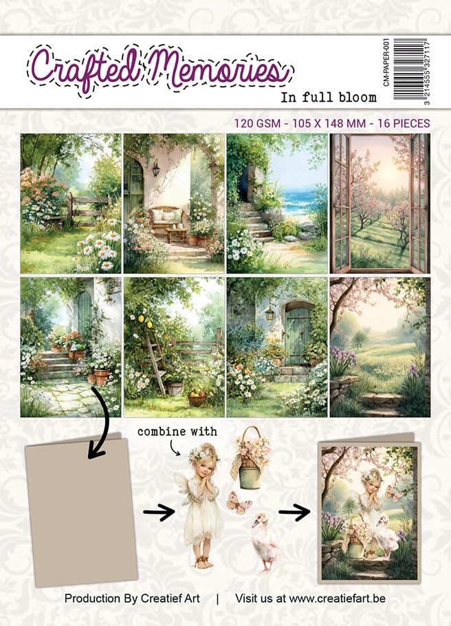 Creatief Art - A6 Paper Pad - In Full Bloom