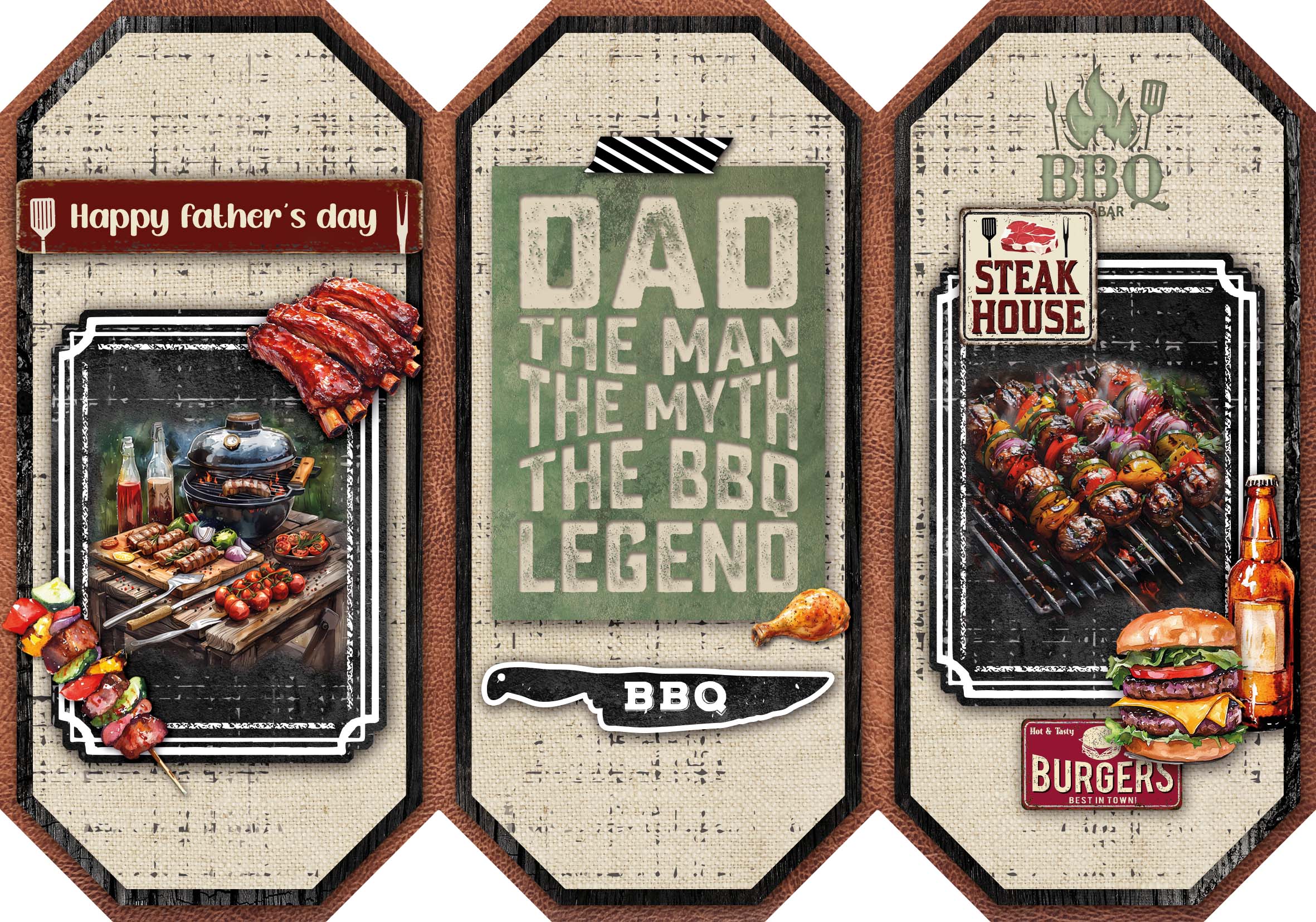 SL Cardmaking Pad BBQ Party Essentials 14 Sheets