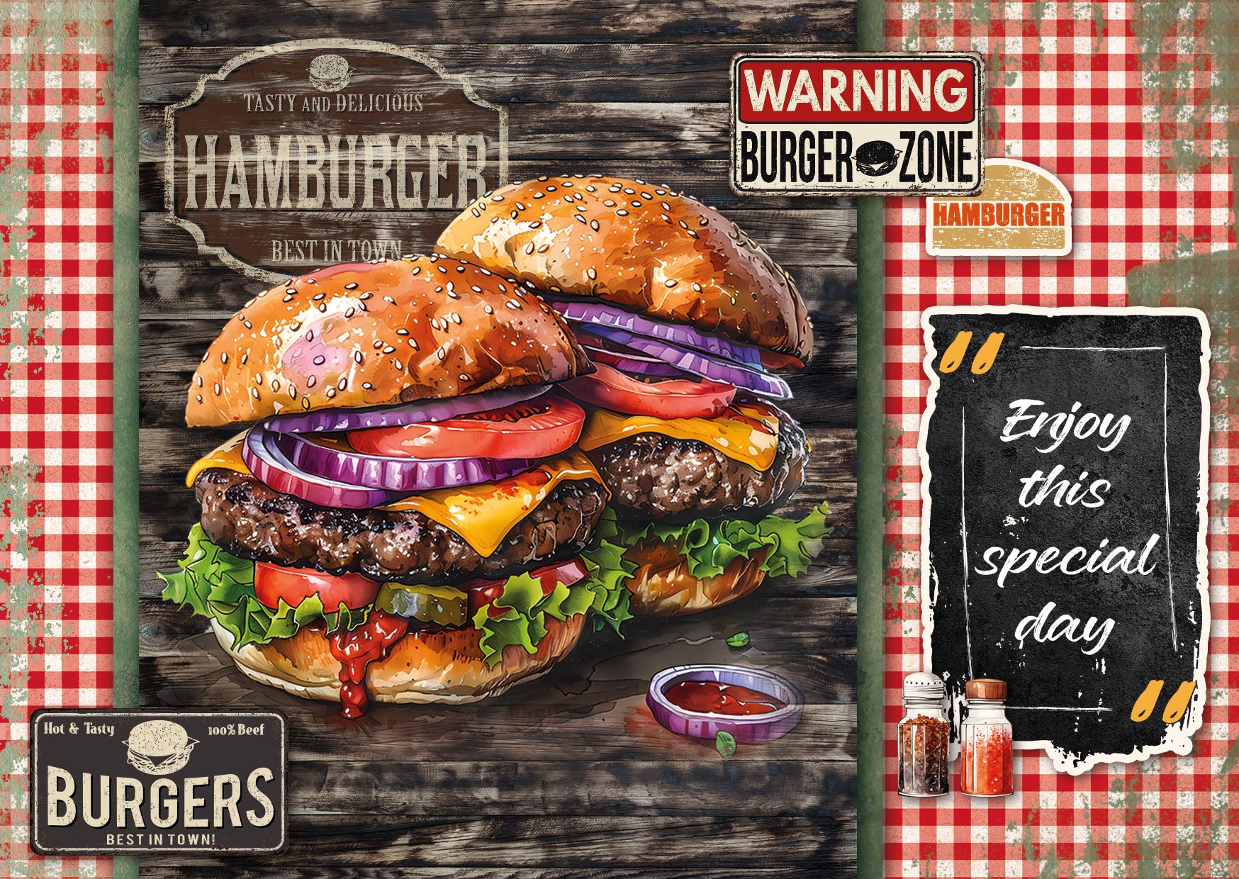 SL Cardmaking Pad BBQ Party Essentials 14 Sheets