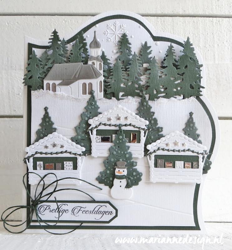 Marianne Design Product Assorti - The Little Christmas Village