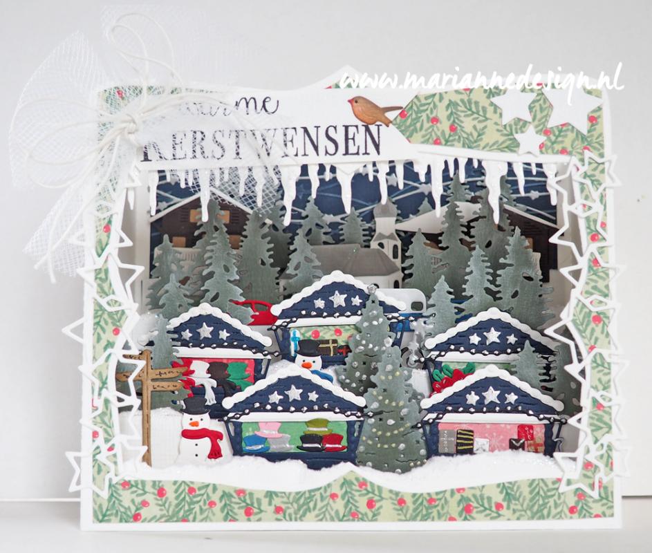 Marianne Design Product Assorti - The Little Christmas Village