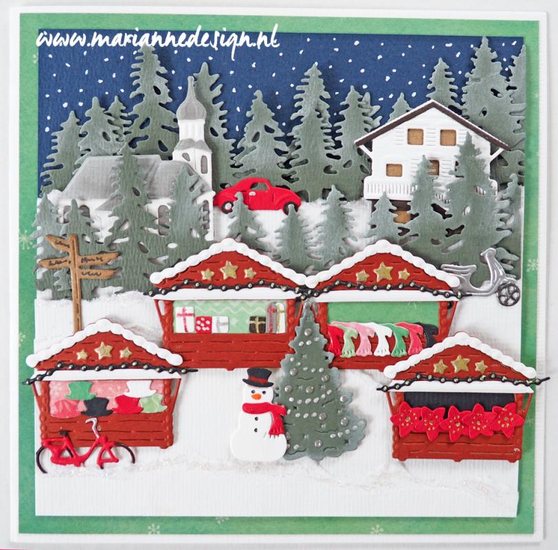 Marianne Design Product Assorti - The Little Christmas Village