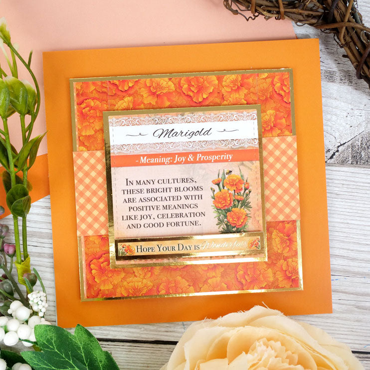 Floral Easel Reveal Concept Card Kit