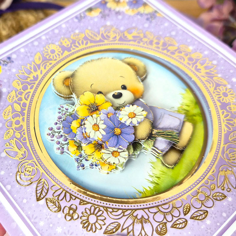 Delightful Bears Decoupage Card Kit