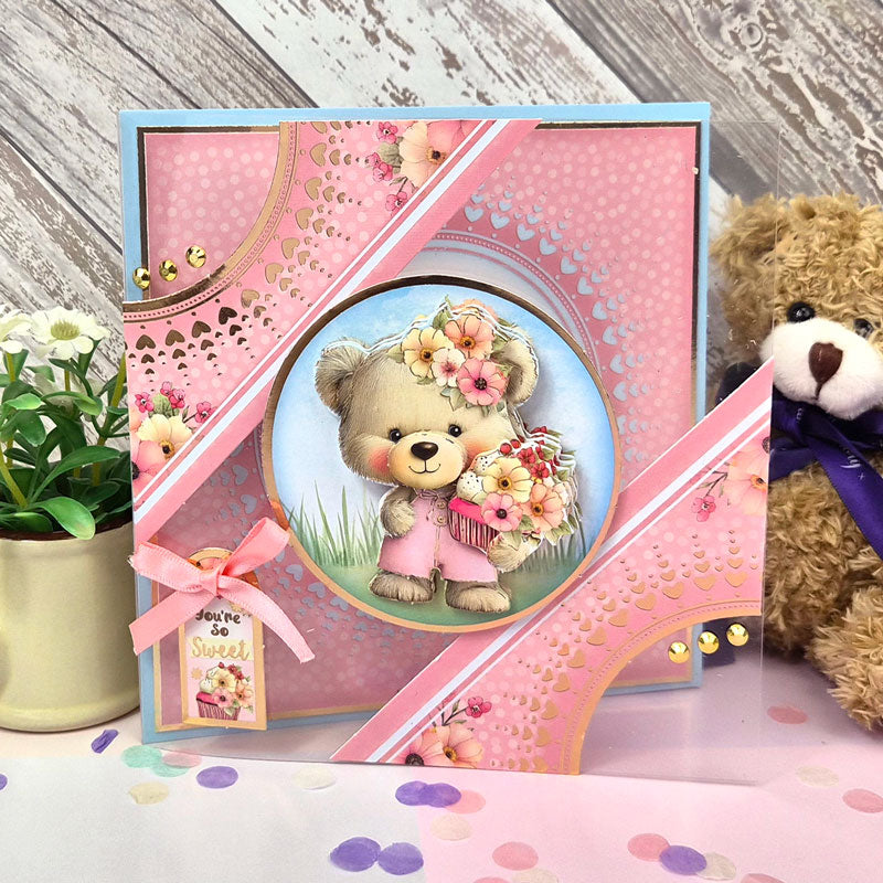 Delightful Bears Decoupage Card Kit