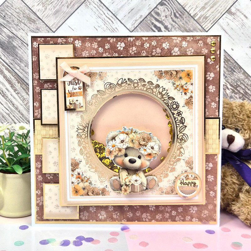 Delightful Bears Decoupage Card Kit
