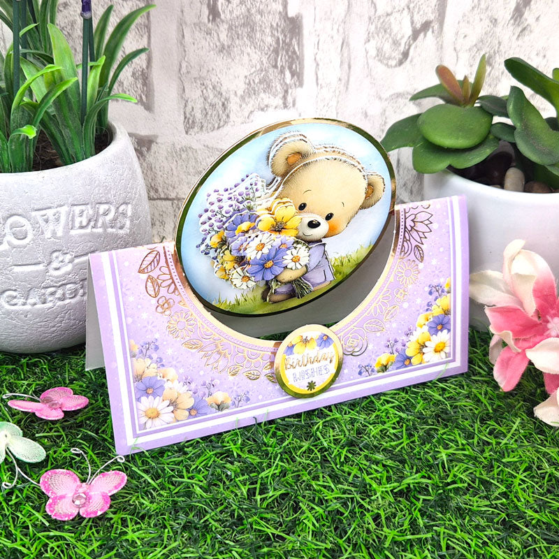 Delightful Bears Decoupage Card Kit