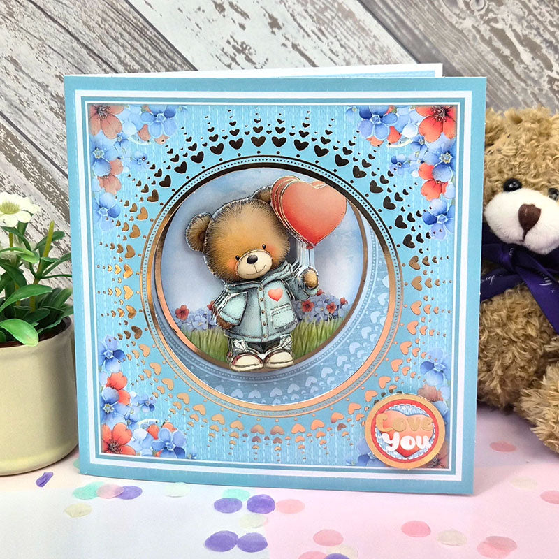 Delightful Bears Decoupage Card Kit