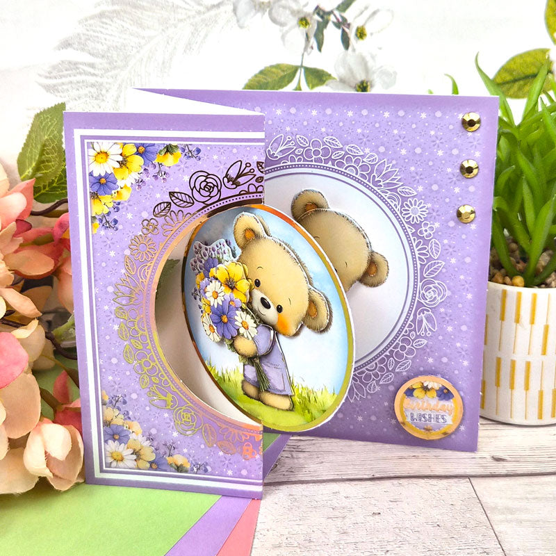 Delightful Bears Decoupage Card Kit