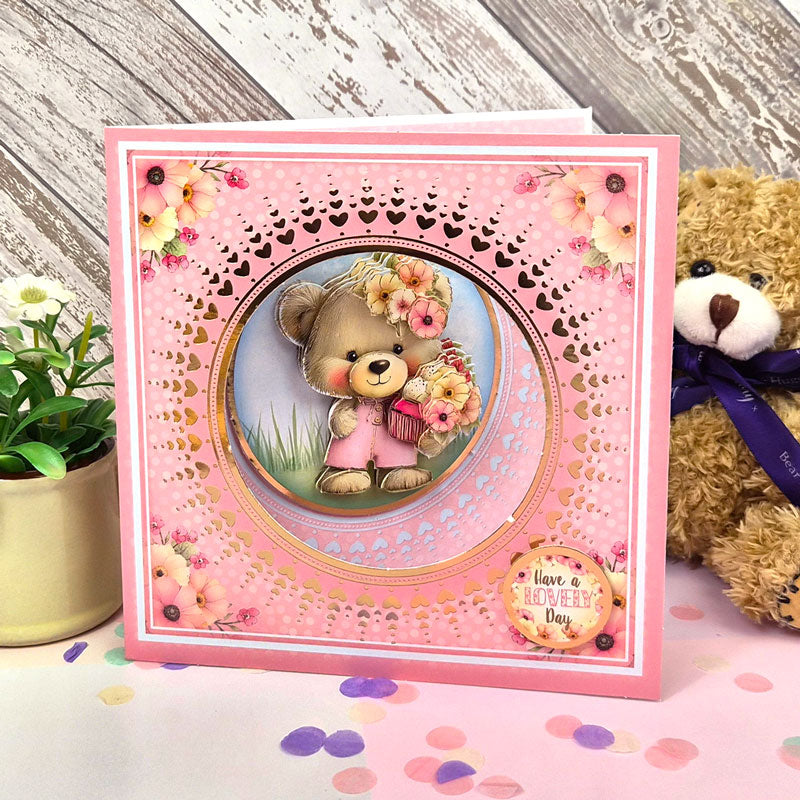 Delightful Bears Decoupage Card Kit