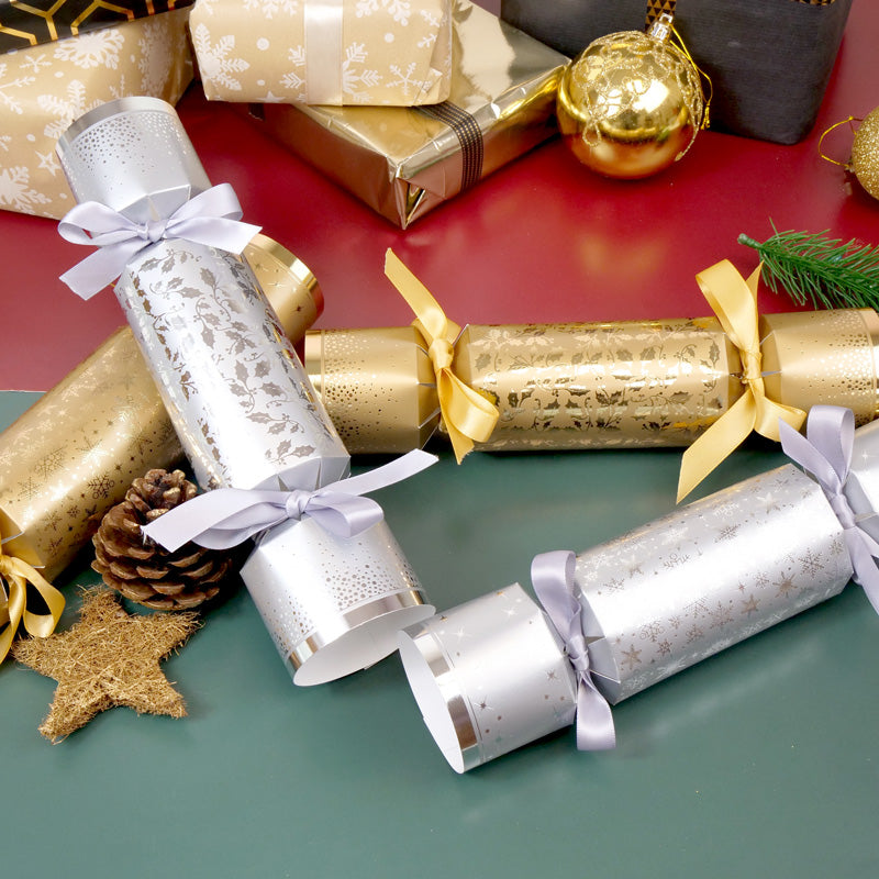 Luxury Christmas Crackers - Glistening Gold