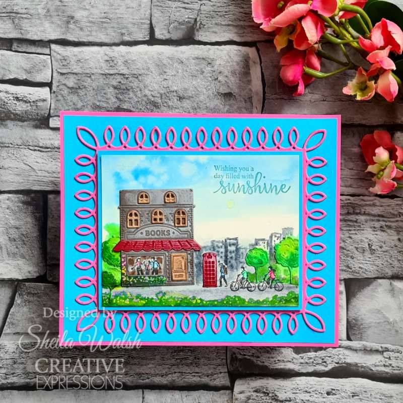 Creative Expressions Sue Wilson Miniature Village Bookshop Craft Die