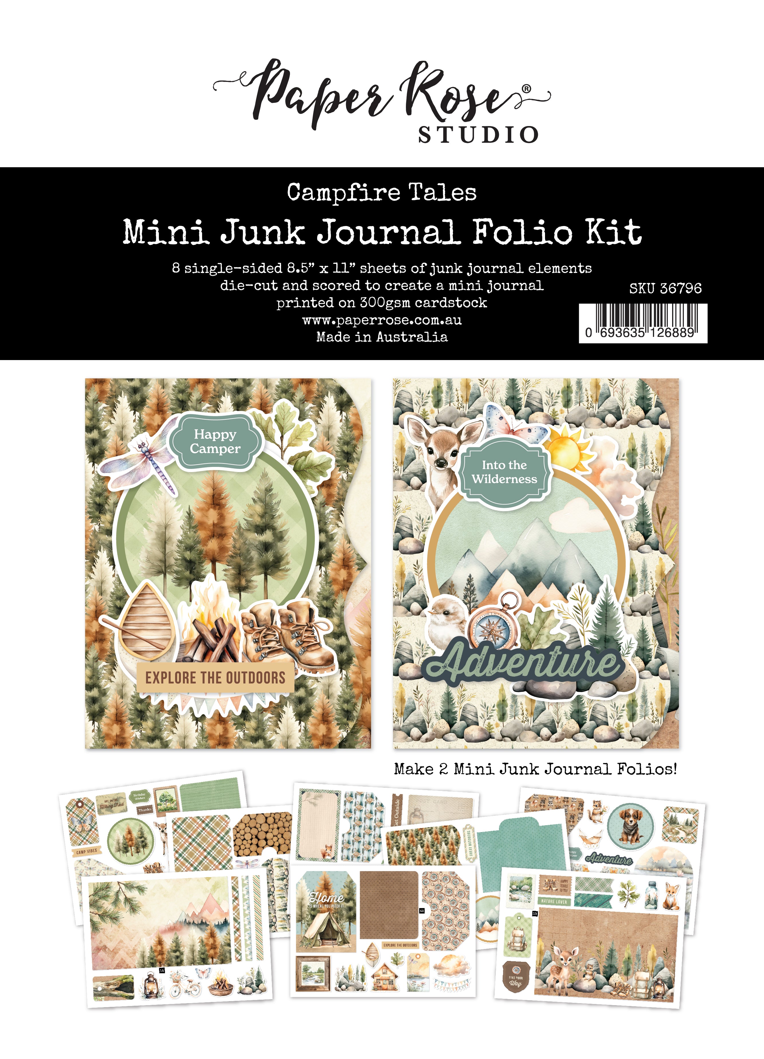 Campfire Tales 8.5x11" Mini Folio Kit 36796