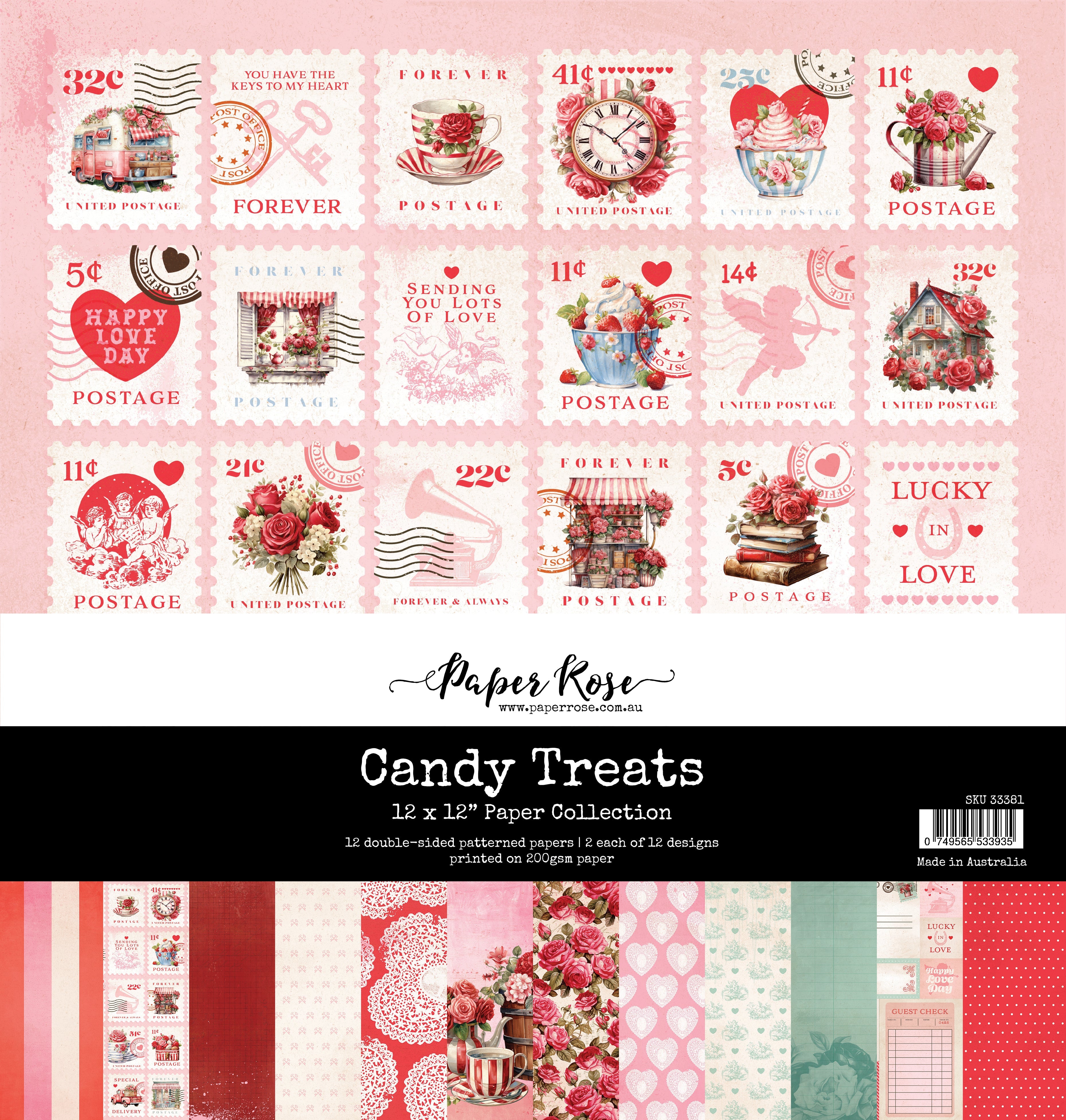 Candy Treats 12x12 Paper Collection 33381