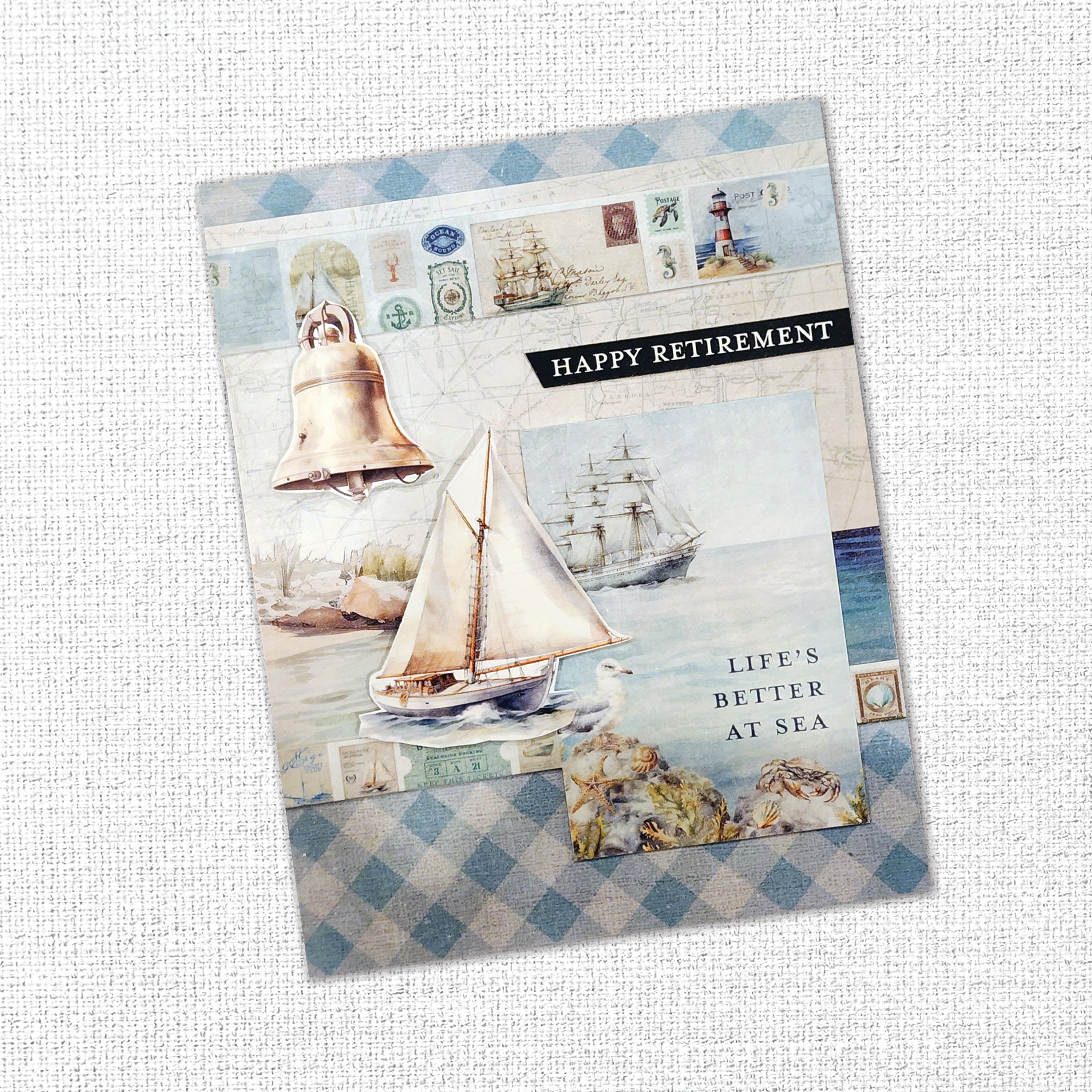 Seaside Memories 6x8" Tags & Tickets Embossed Die Cuts 35356