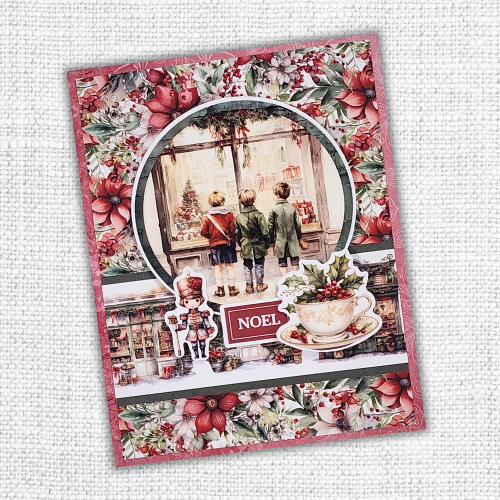 Christmas TIme 6x8" Die Cuts & Sentiments 32766