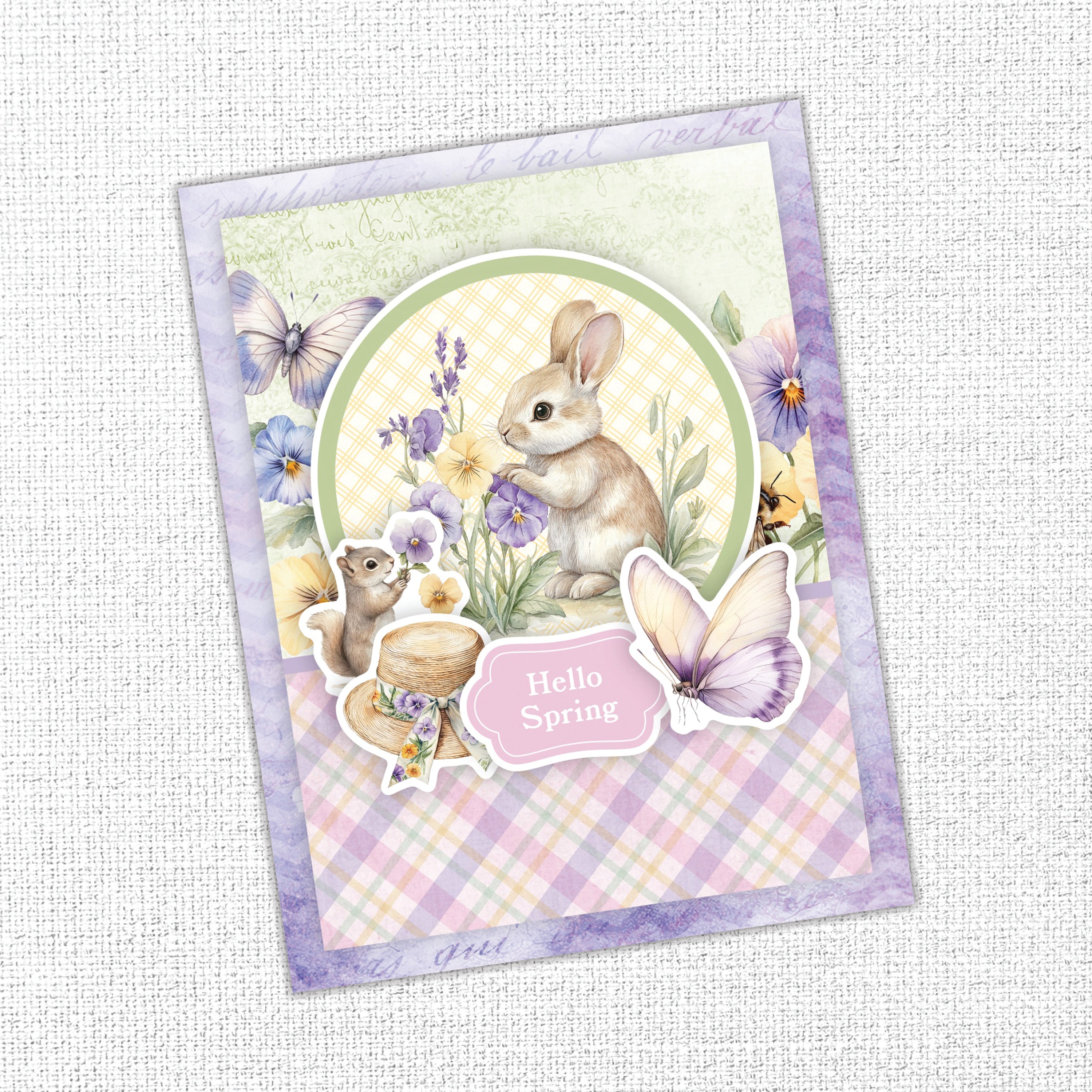 Petals & Pansies 6x8" Quick Cards Kit 36427