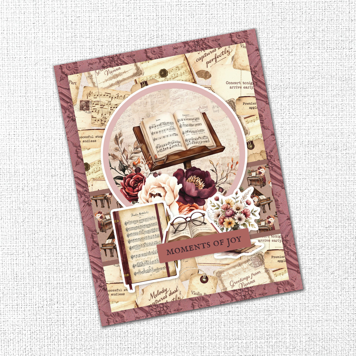 Melody & Memories 6x8" Quick Cards Kit 37435