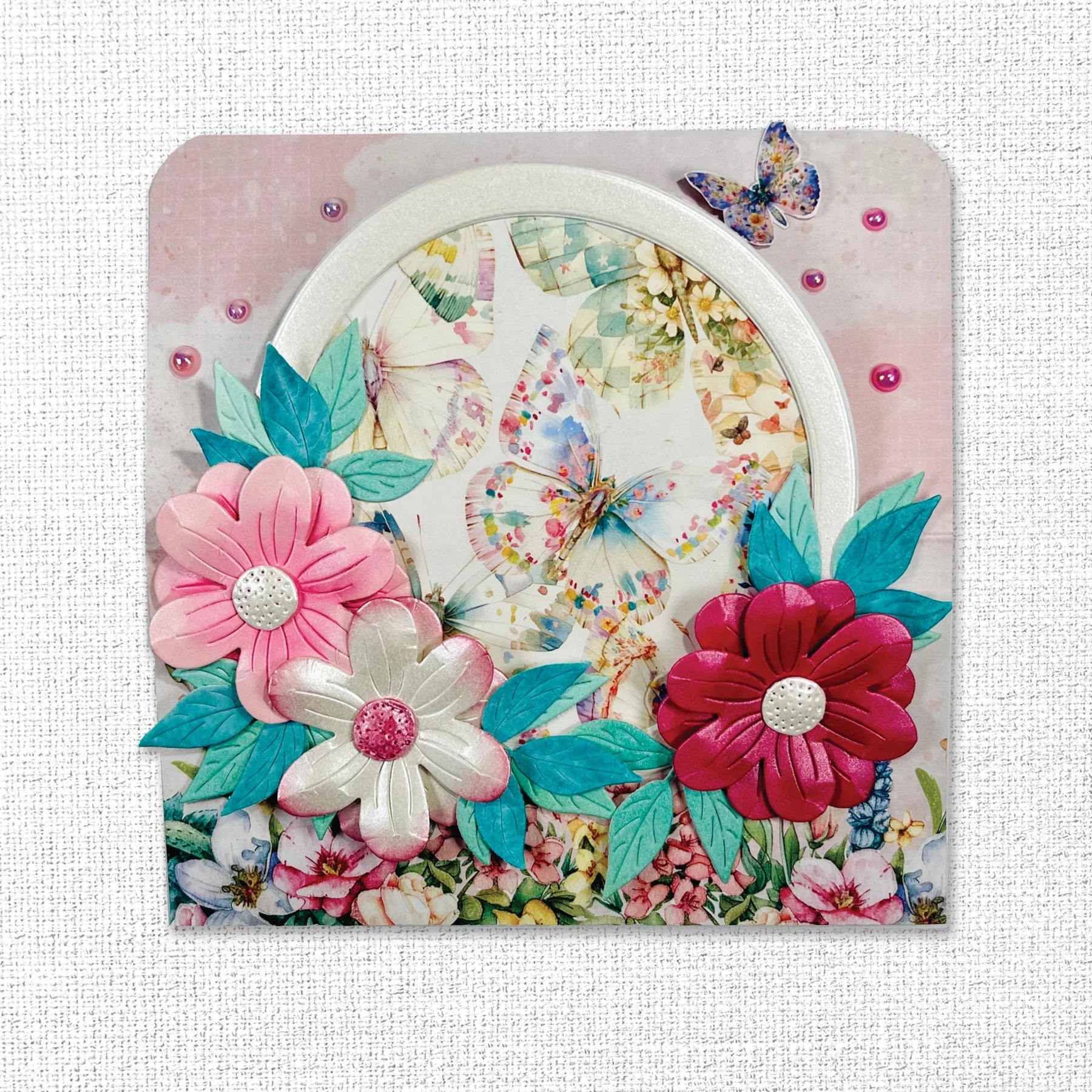 Aimee Etched Flower Metal Cutting Dies 30003