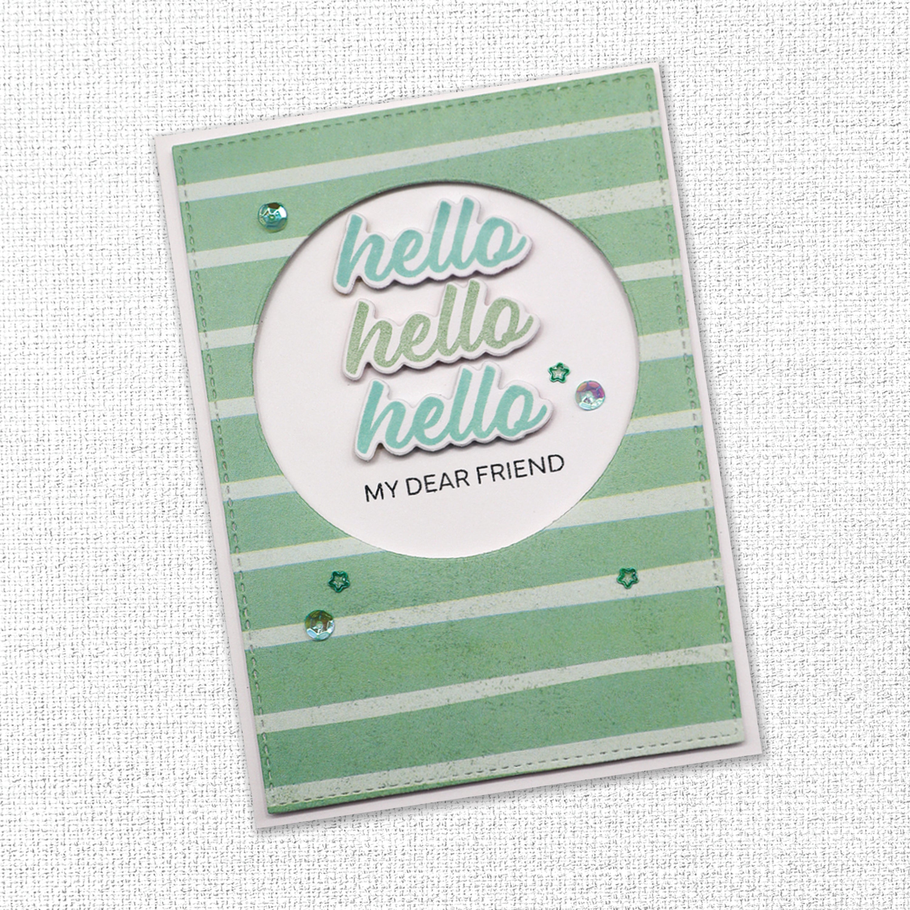 Stacked Sentiments No. 2 Metal Die Set 34389