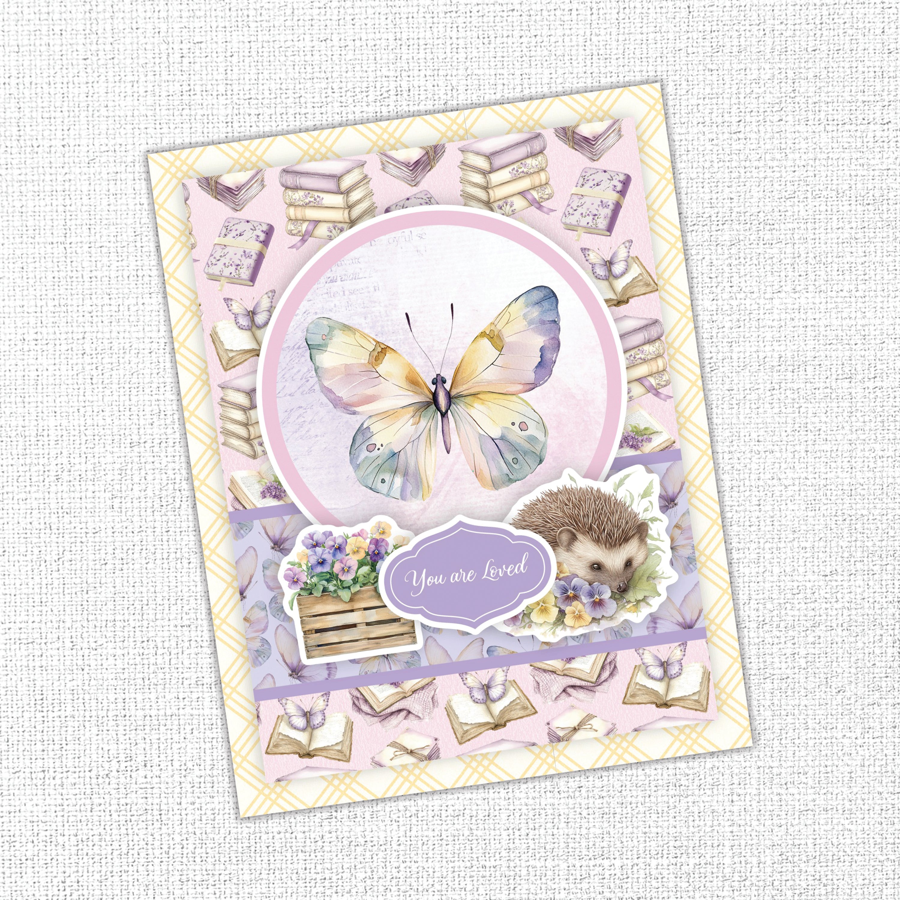 Petals & Pansies 6x8" Tags & Tickets Embossed Die Cuts 36424