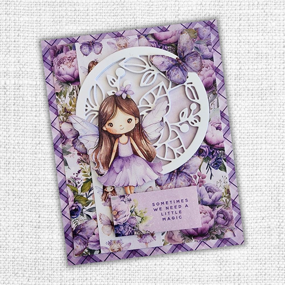 Lavender & Fairies Cut Aparts Paper Pack 33531