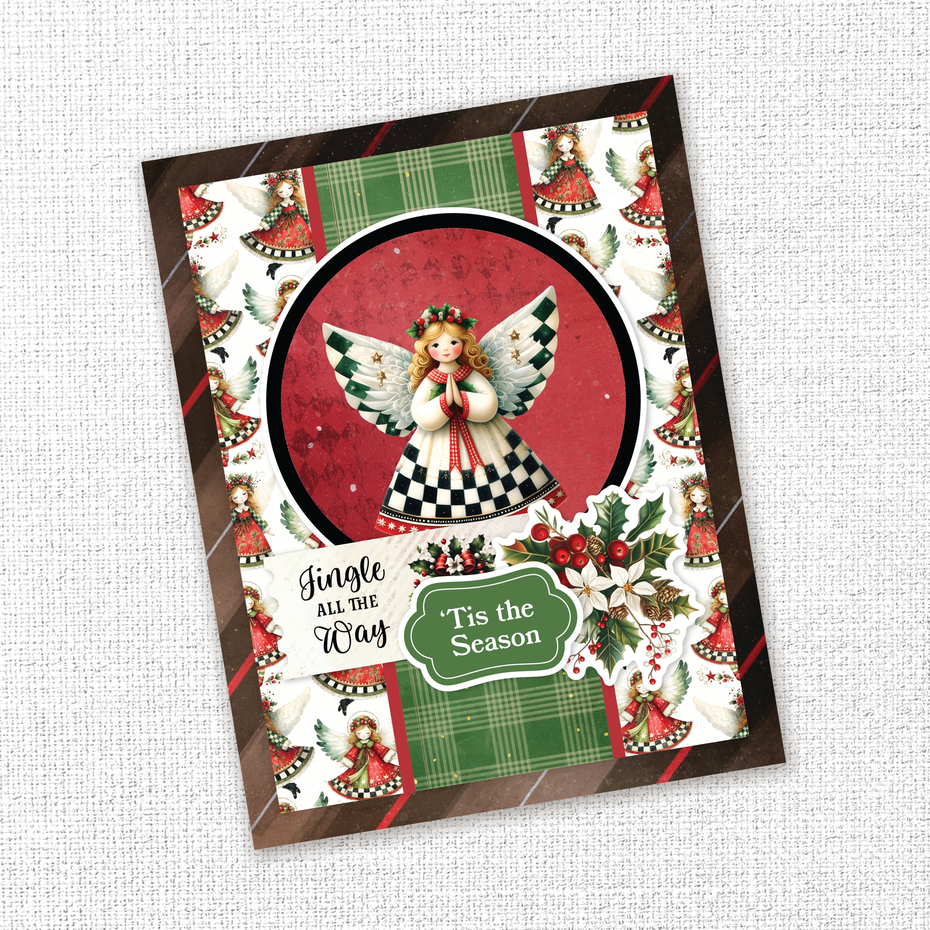 Christmas Wishes 6x8" Quick Cards Die Cuts 37144