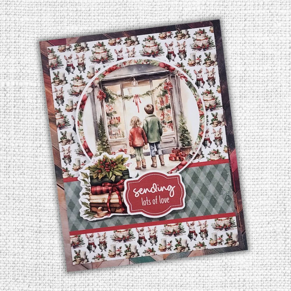 Christmas TIme 6x8" Die Cuts & Sentiments 32766